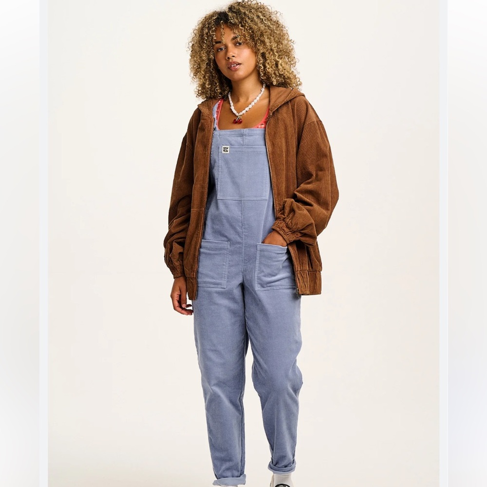 Lucy & Yak powder blue Sz16 dungarees overalls